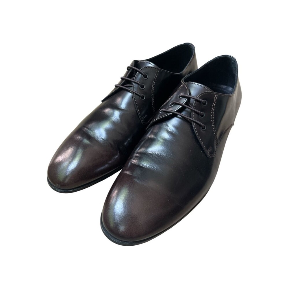 Burberry Salter Splash Sole Leather Dress Shoes Men's EU 41 UK 7